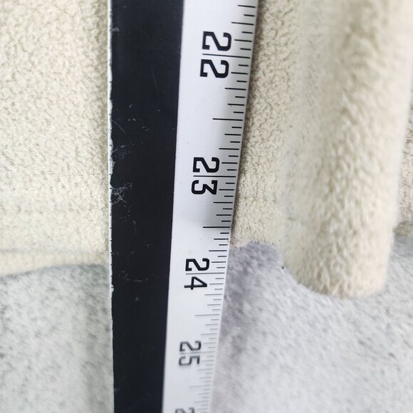 Womens Beige The North Face Fleece Pullover Sweatshirt 1/4 Zip Long Sleeve XL - Picture 13 of 14